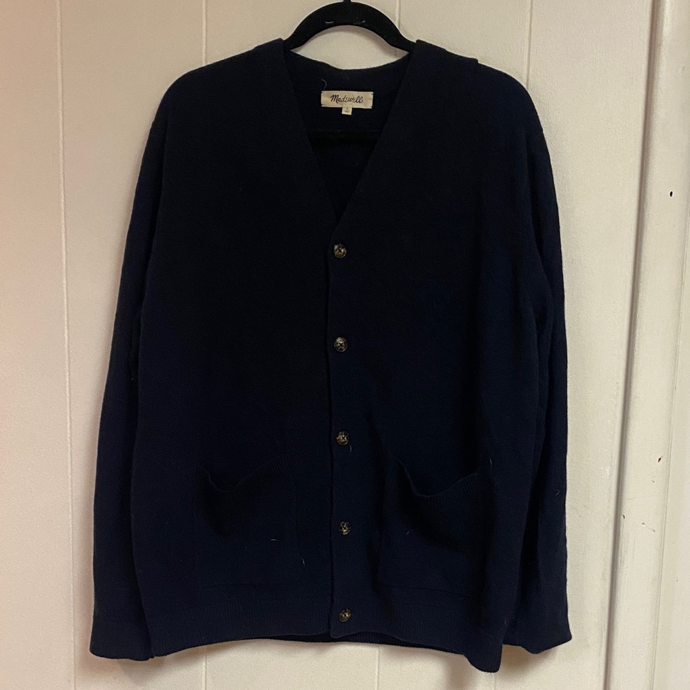 Madewell Black Cardigan Sweater